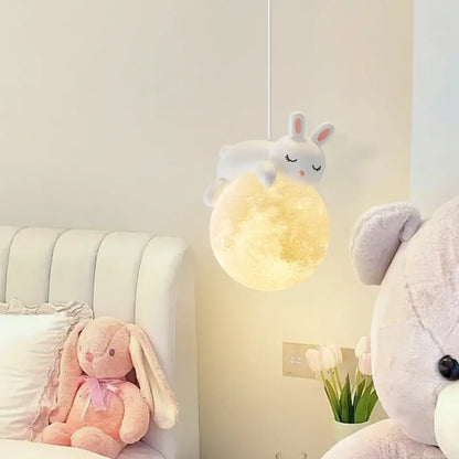Suspension Animaux Polaires LED pour Chambre d'Enfant