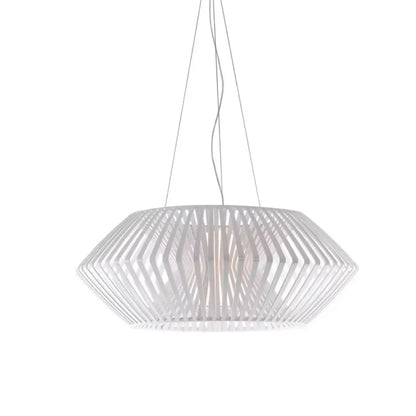 Suspension Design Bois Ajouré Luminaire Moderne