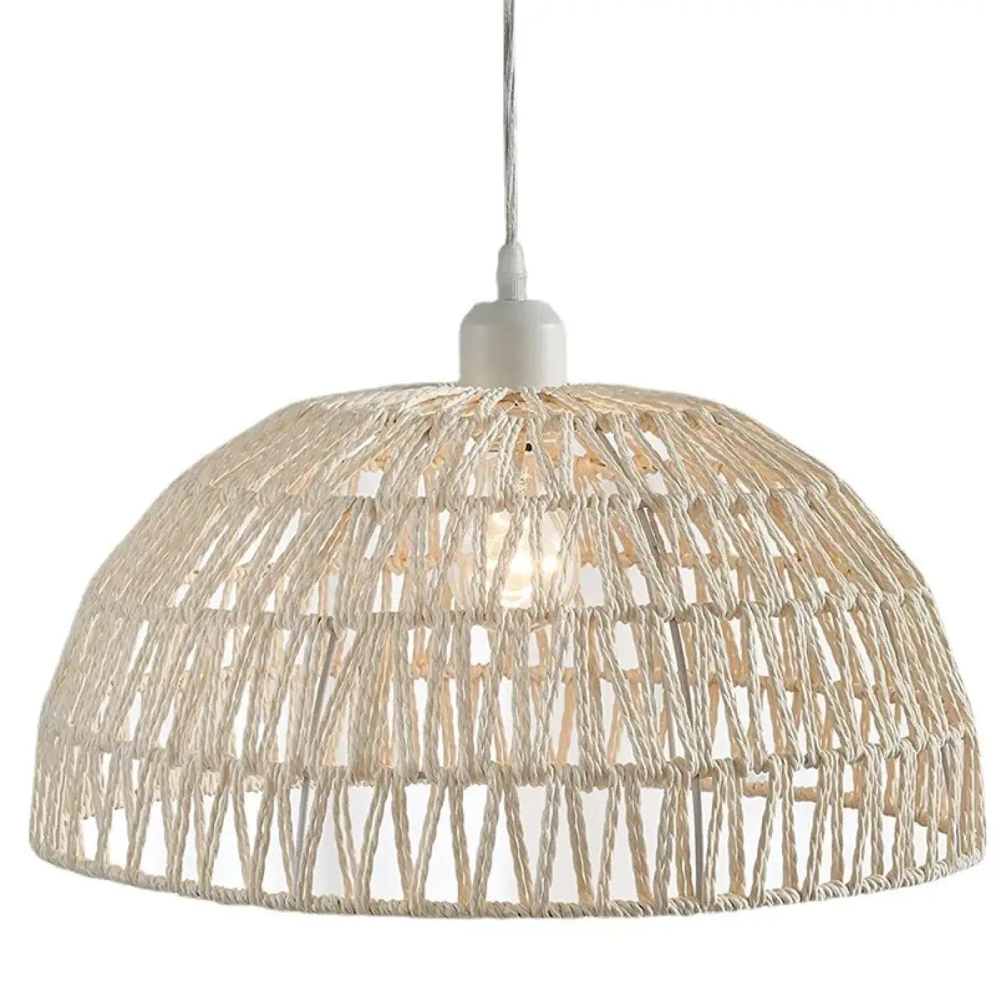 Suspension Bohème Fibre Naturelle Tressée