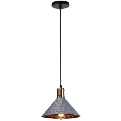 Suspension Design Cuivre Martelé Industriel