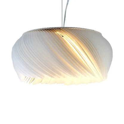 Suspension Design Organique Blanche LED
