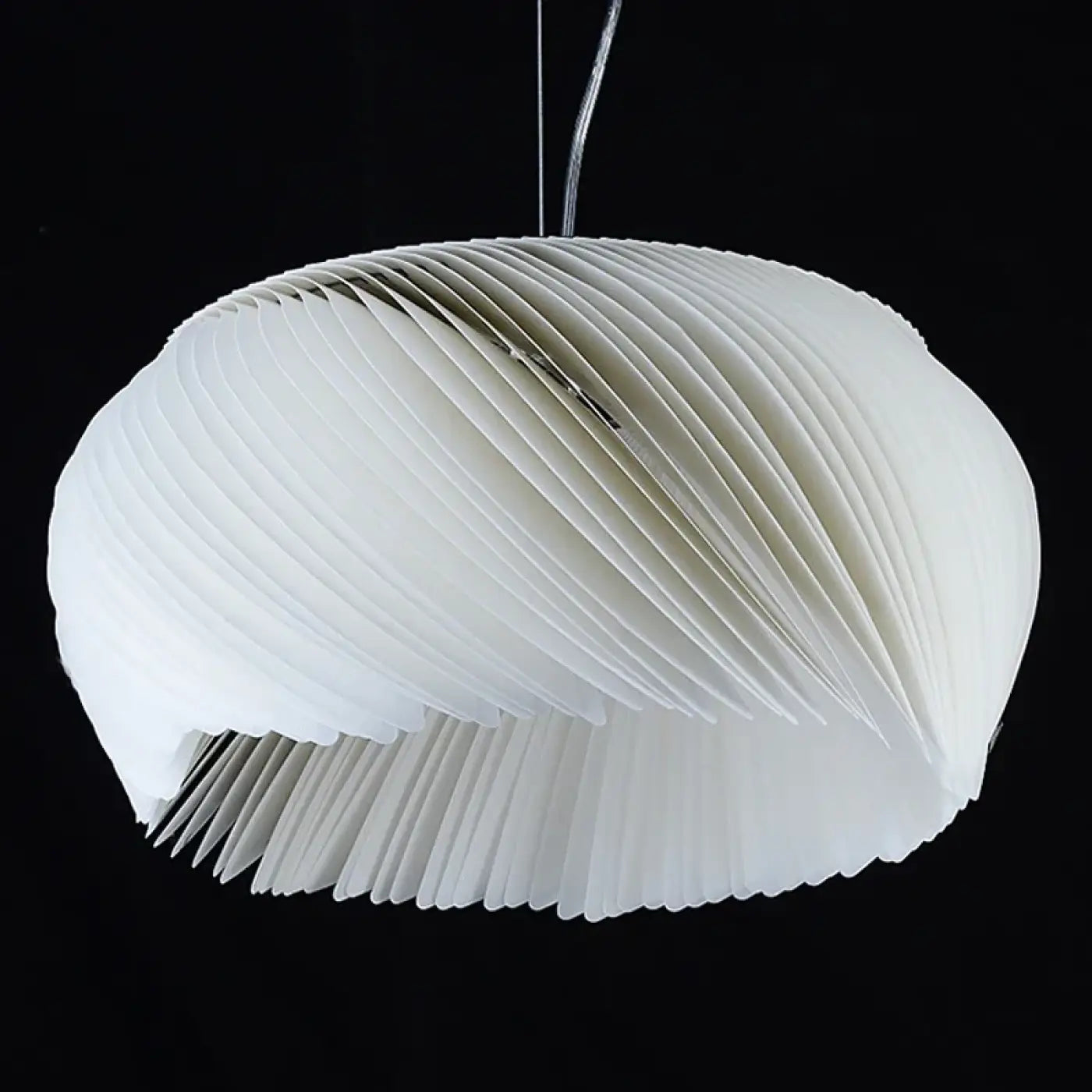 Suspension Design Organique Blanche LED
