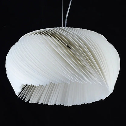Suspension Design Organique Blanche LED