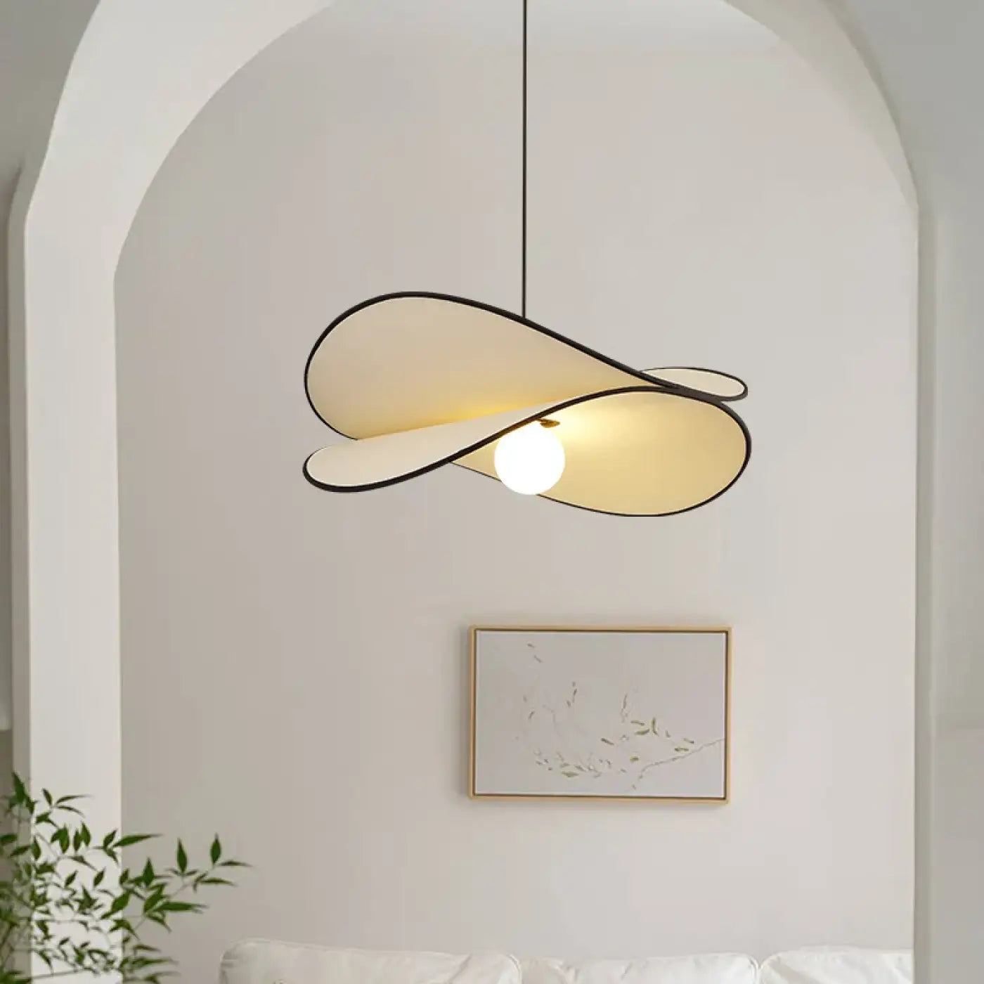 Suspension Design Organique Luminaire Moderne