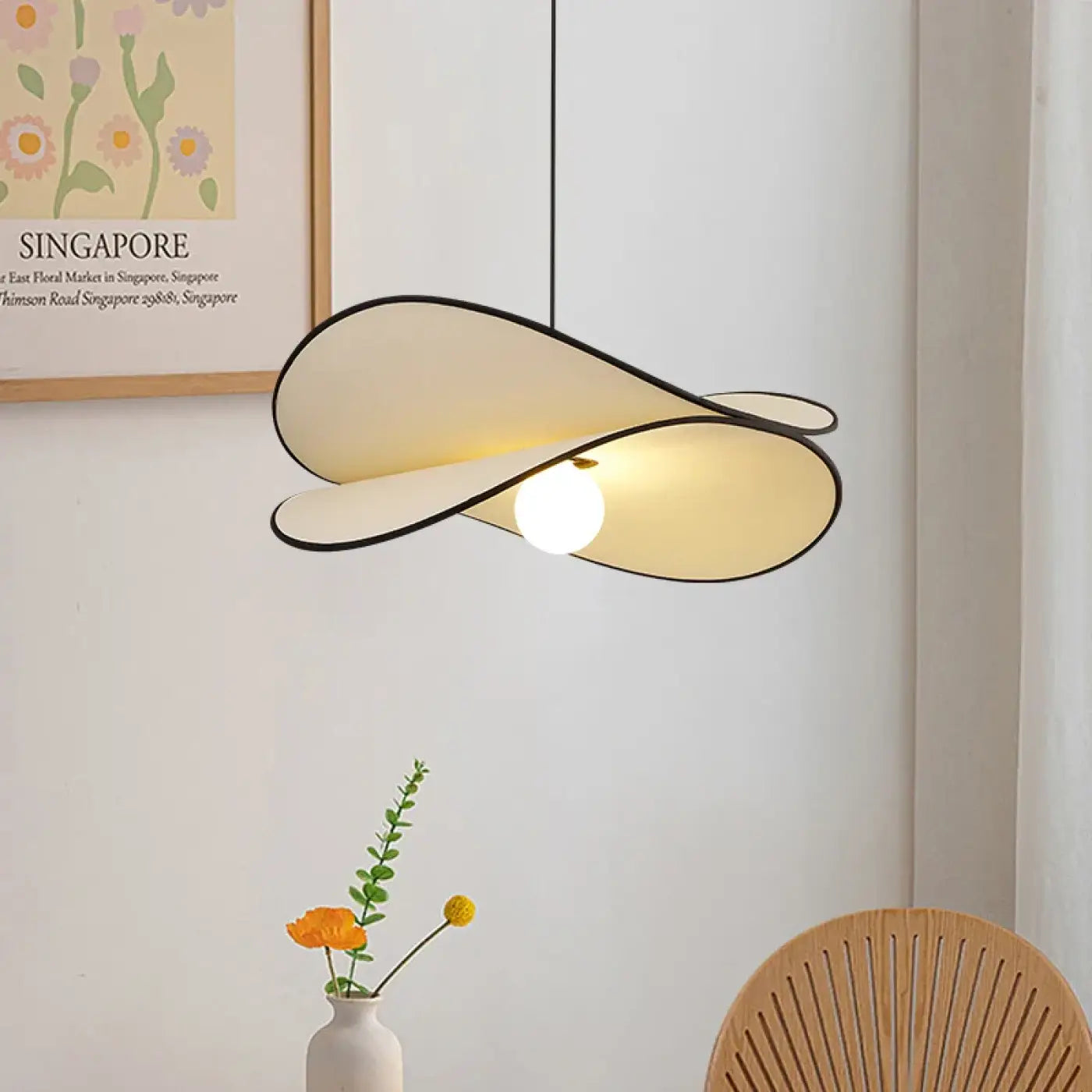 Suspension Design Organique Luminaire Moderne