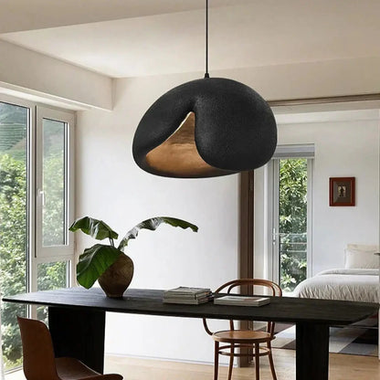 Suspension Design Dorée Asymétrique
