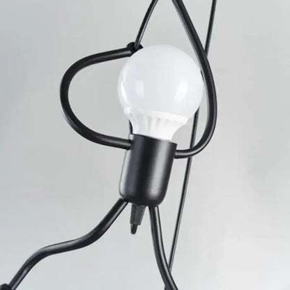Suspension Luminaire Figurine Métal Design