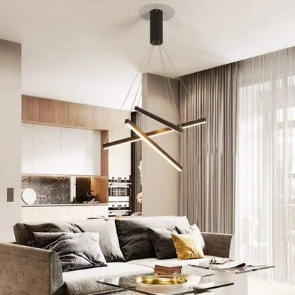 Suspension Escalier XXL Design LED Noir
