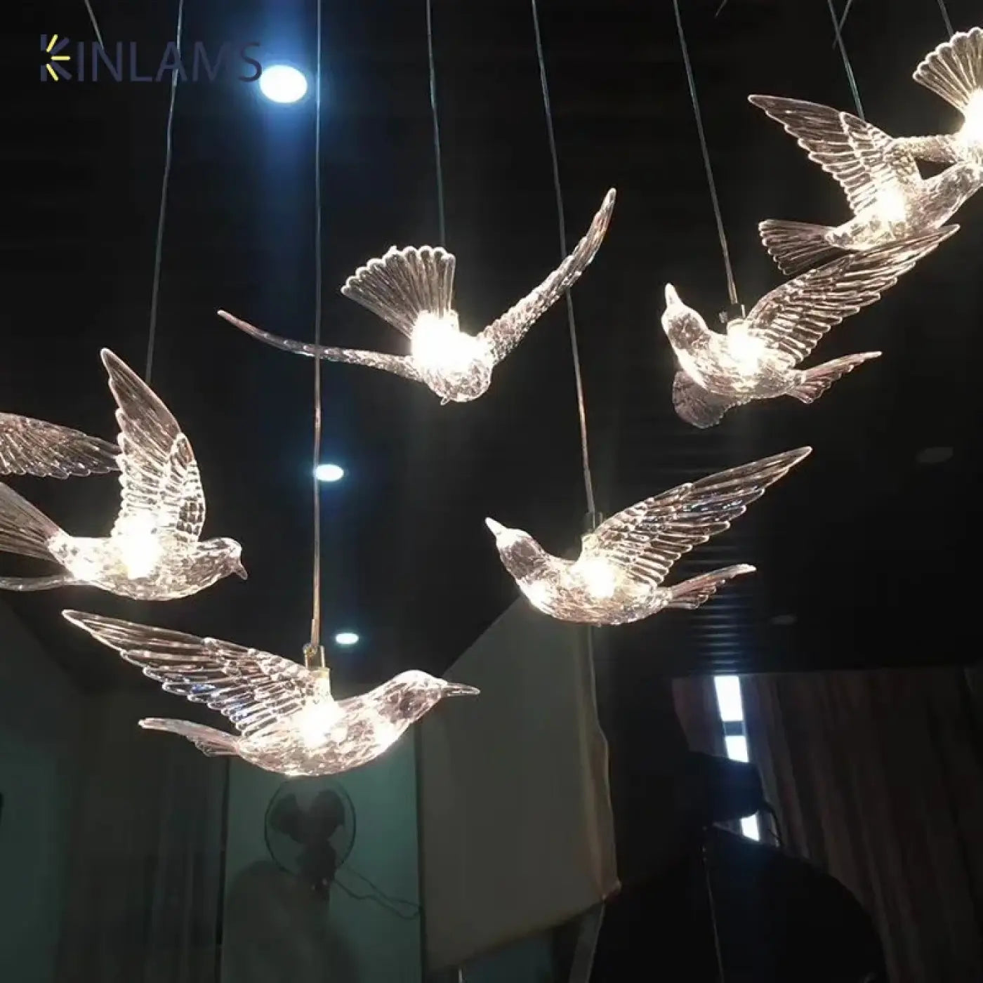 Suspension Luminaire Oiseaux Poétique et Aérienne