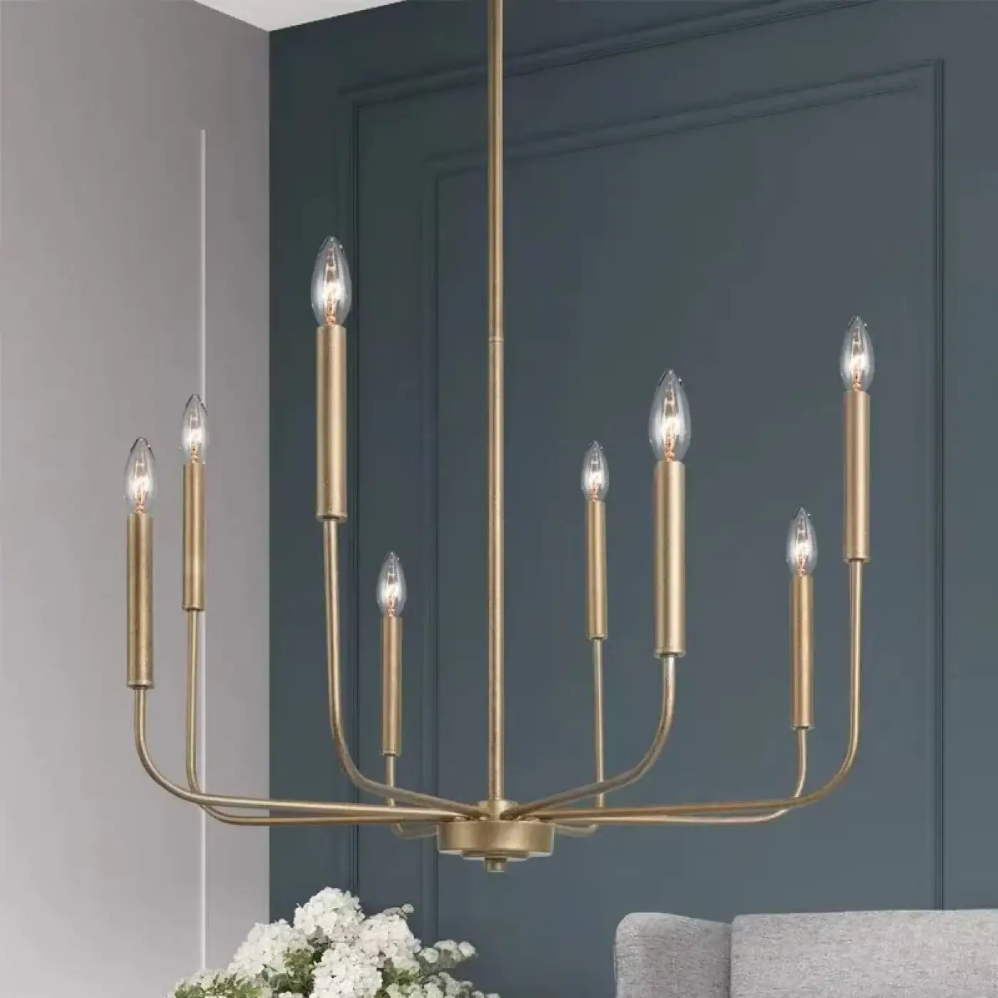 Suspension Laiton Design Chandelier Moderne