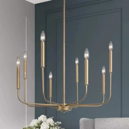 Suspension Laiton Design Chandelier Moderne