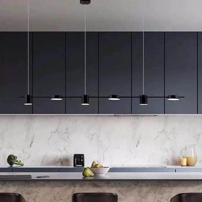 Suspension LED Design Noir ou Doré