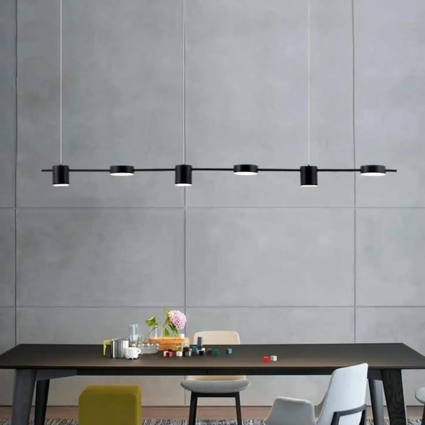 Suspension LED Design Noir ou Doré