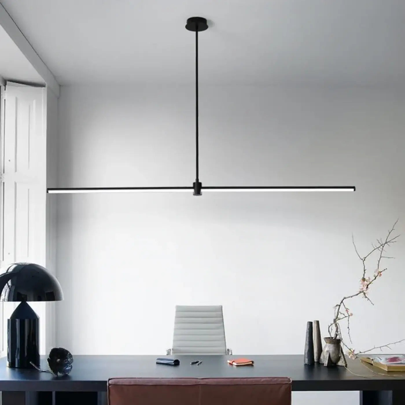 Suspension Linéaire LED Design Noir