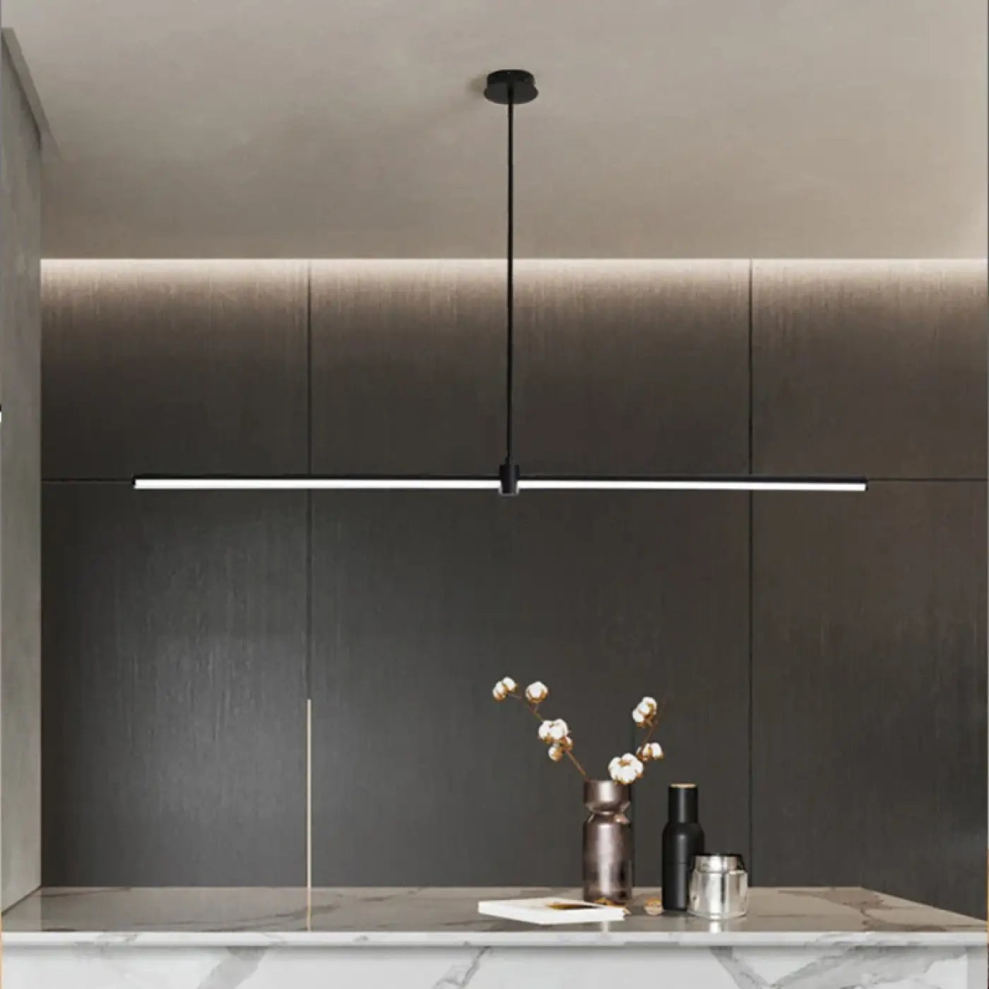 Suspension Linéaire LED Design Noir