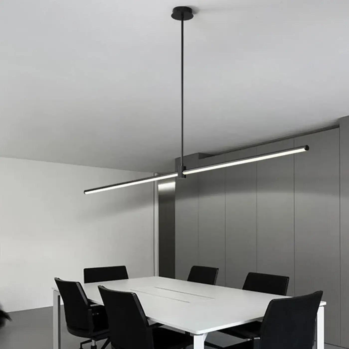 Suspension Linéaire LED Design Noir