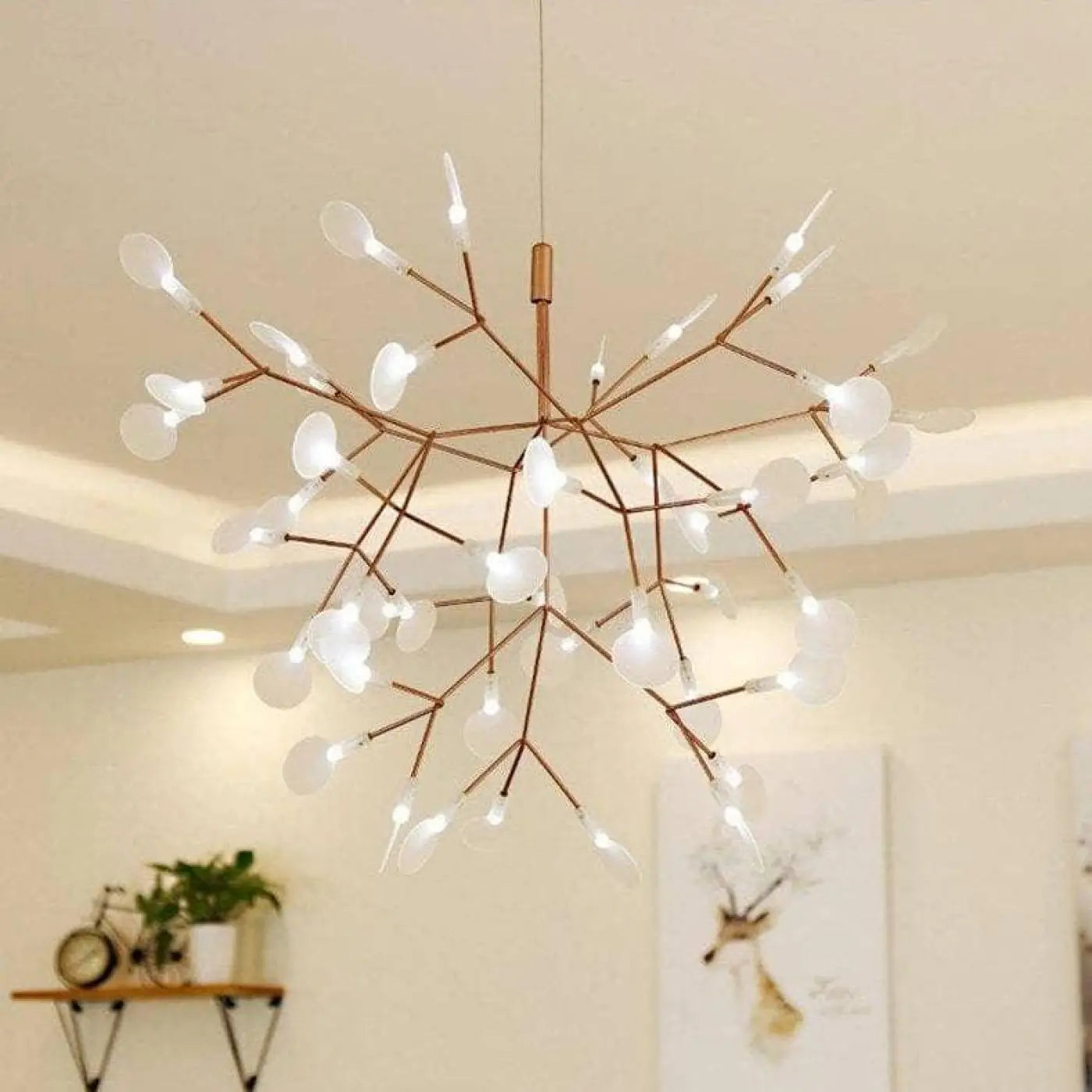 Suspension Luminaire Arbre Design Naturel