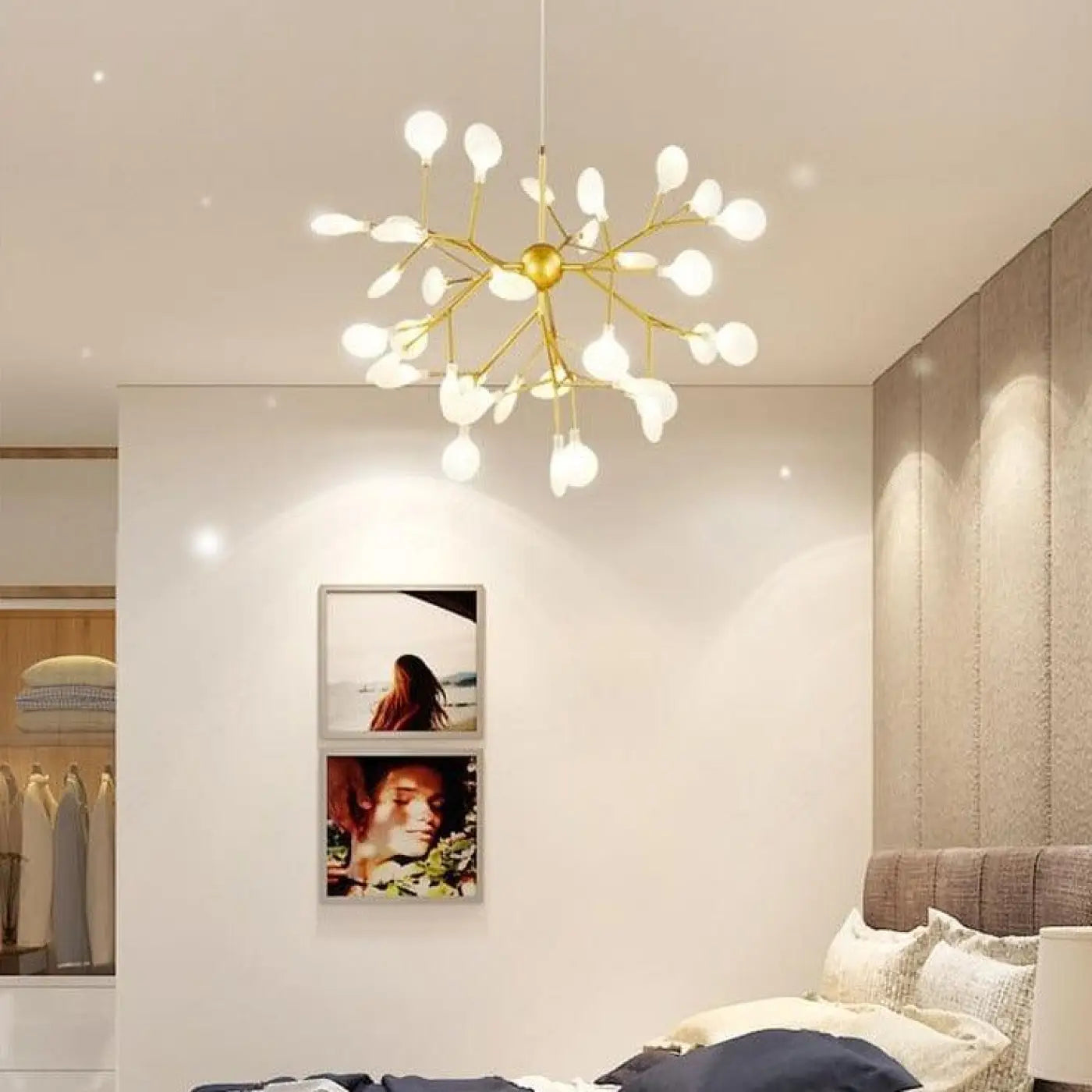 Suspension Luminaire Arbre Design Naturel