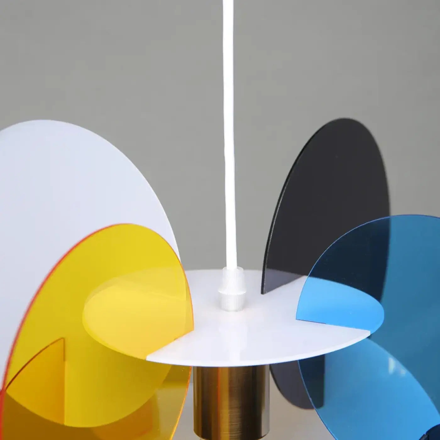 Suspension Luminaire Cercle Coloré Design LED