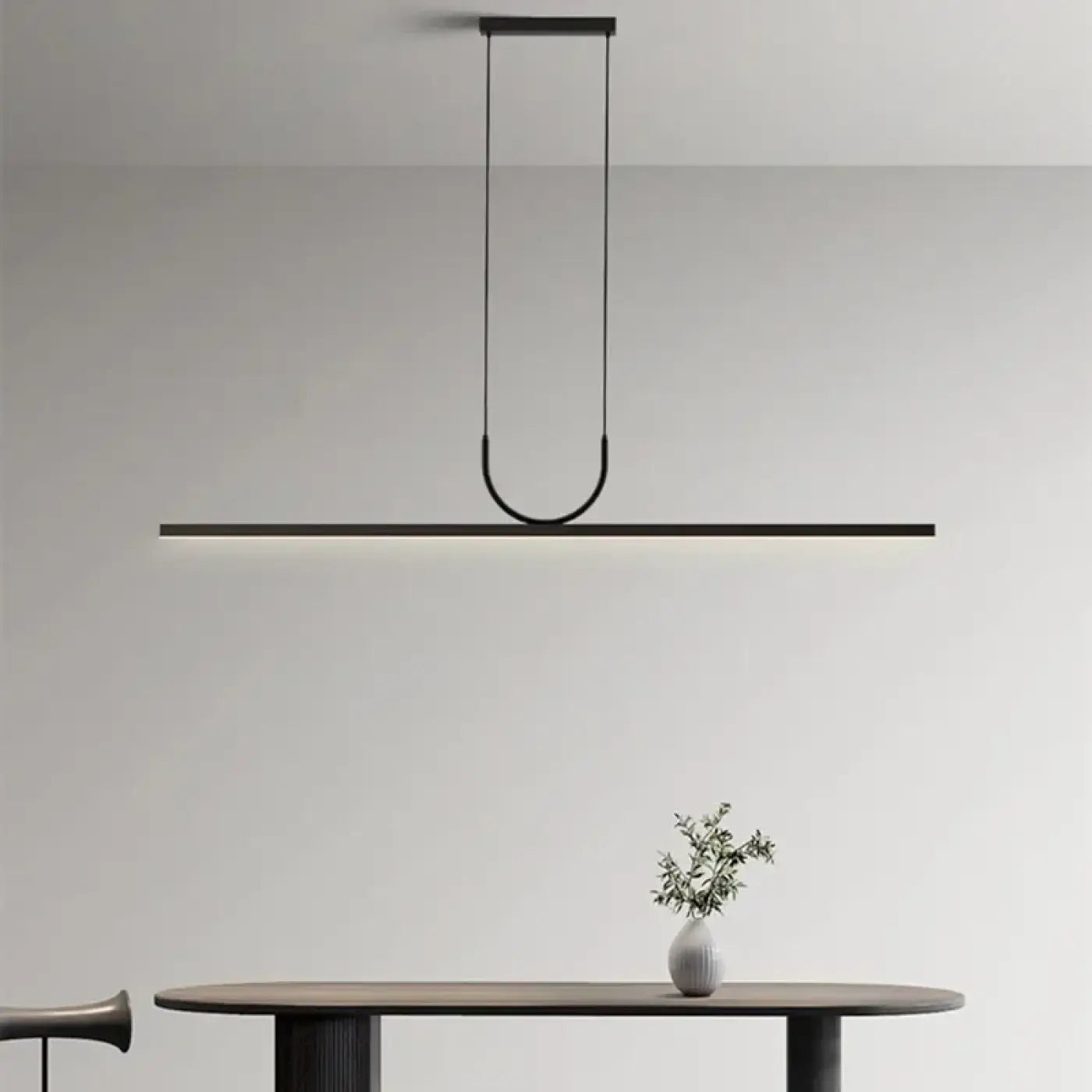 Suspension LED Design Moderne Noir