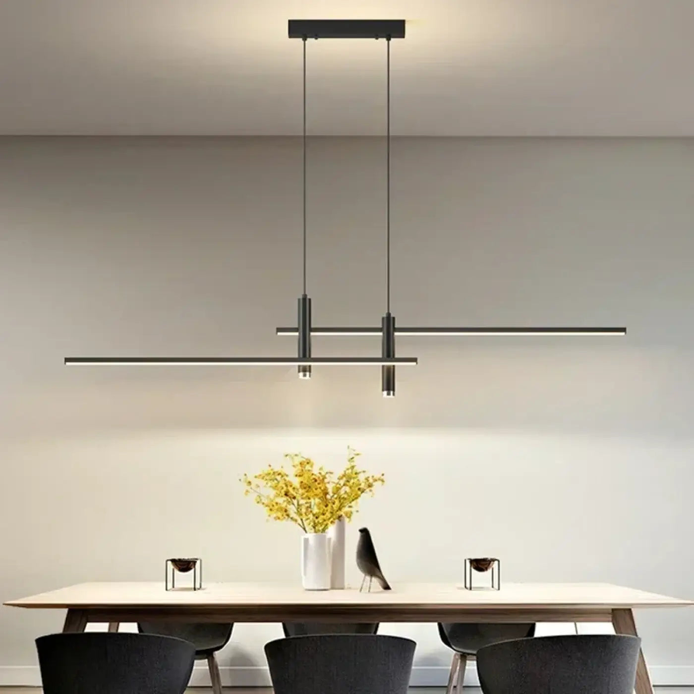 Suspension LED Design Nordique Doré/Noir