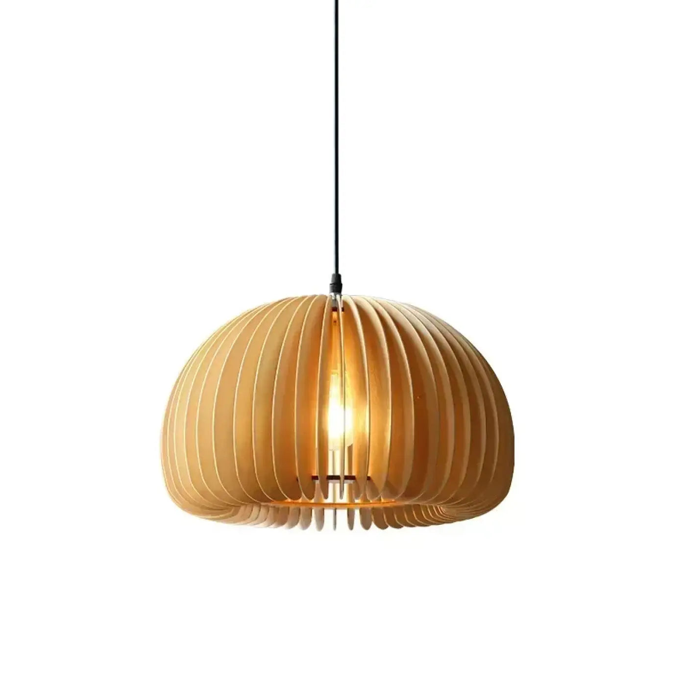 Suspension Luminaire Bois Design Organique