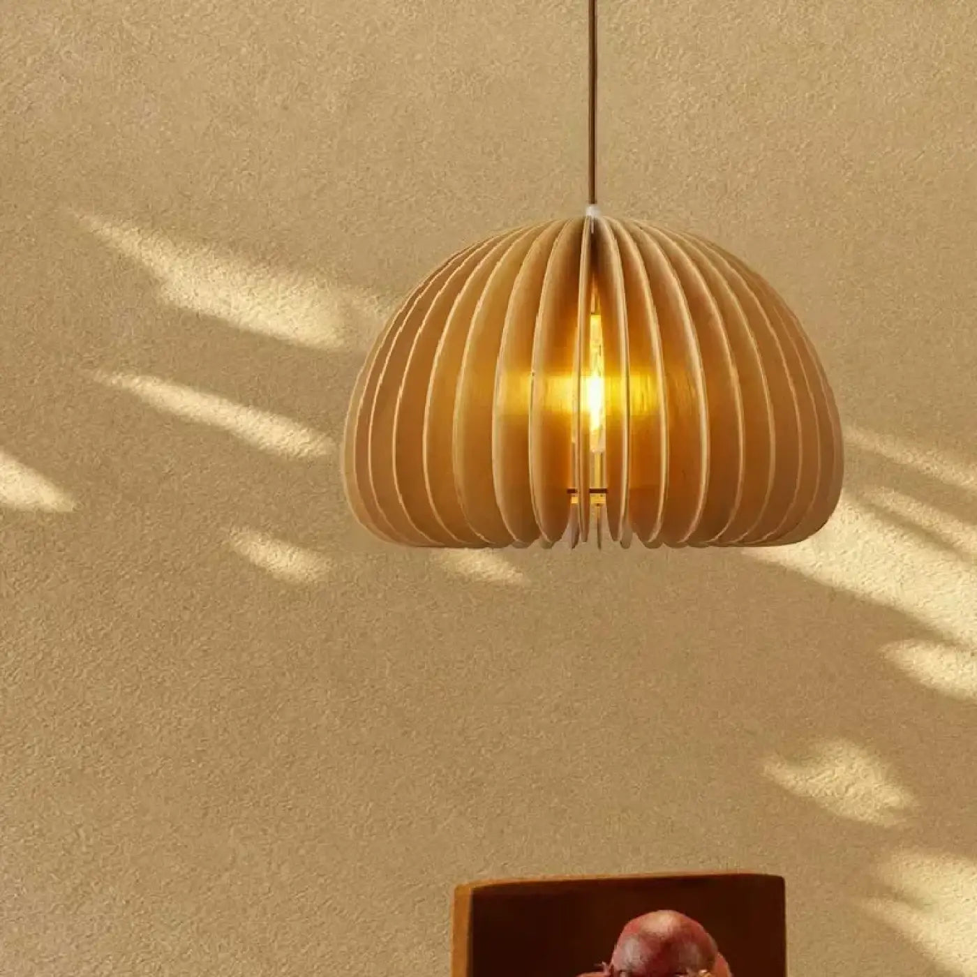 Suspension Luminaire Bois Design Organique
