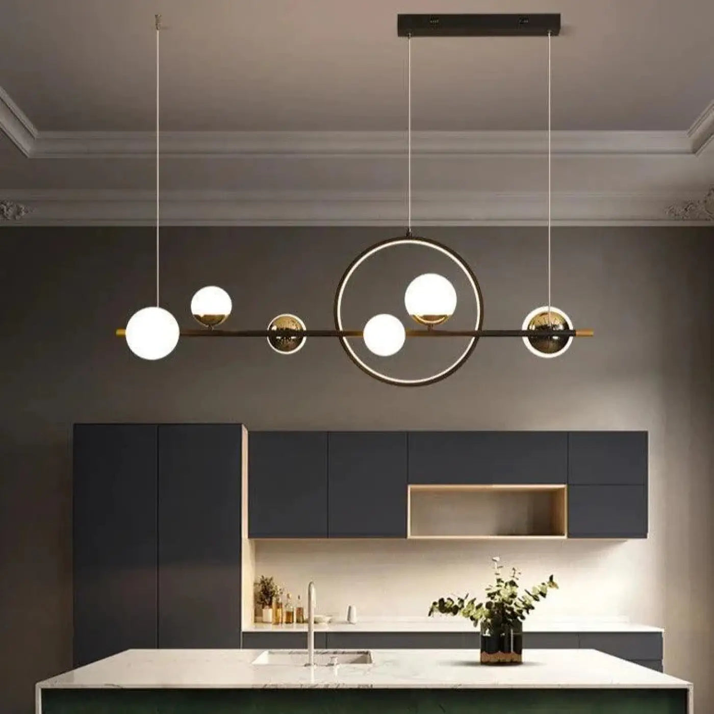 Suspension Luminaire Boule Design Sphérique