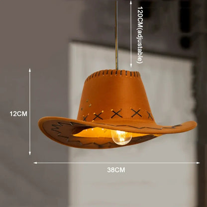 Suspension Design Chapeau Western Luminaire