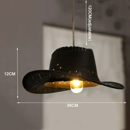 Suspension Design Chapeau Western Luminaire