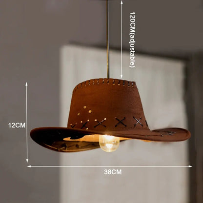Suspension Design Chapeau Western Luminaire