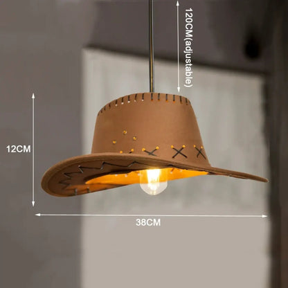 Suspension Design Chapeau Western Luminaire