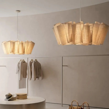 Suspension Bois Lamelles Design & Naturelle