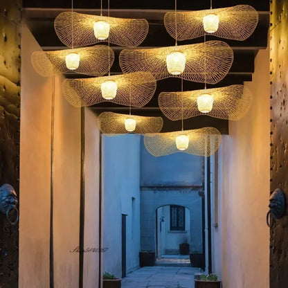Suspension Métal Tissé Design Contemporain