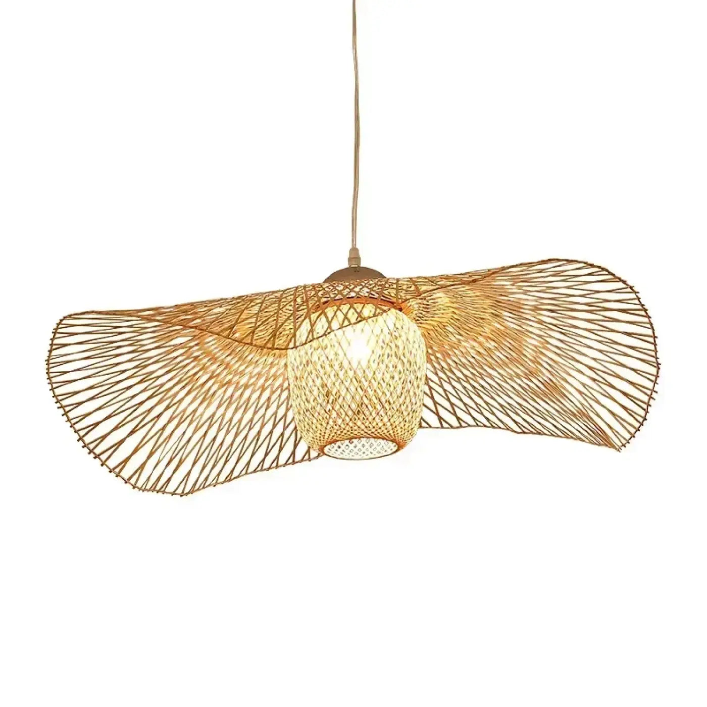 Suspension Métal Tissé Design Contemporain