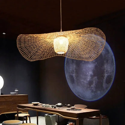 Suspension Métal Tissé Design Contemporain