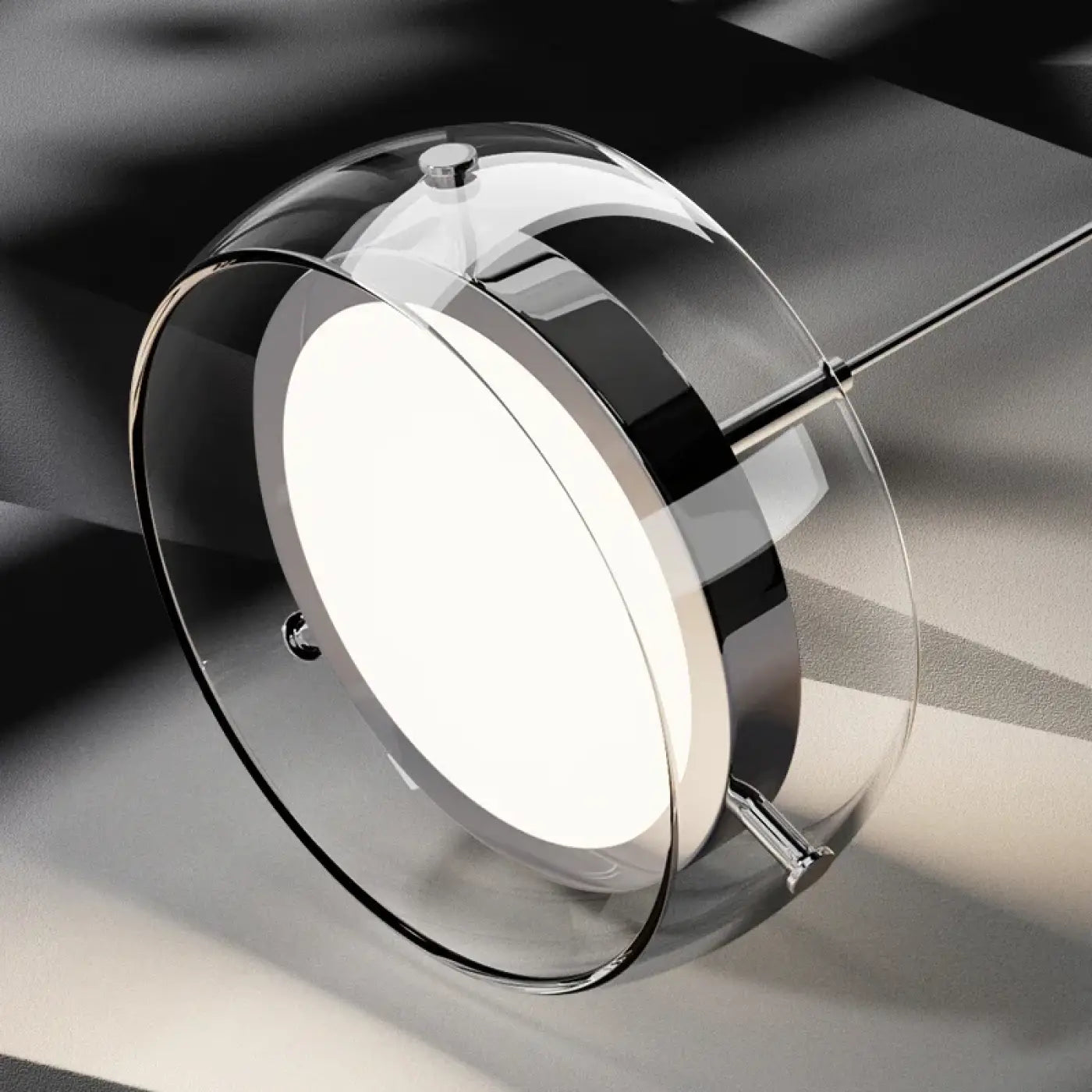 Suspension Verre Fumé Design Minimaliste