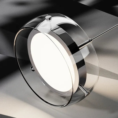 Suspension Verre Fumé Design Minimaliste