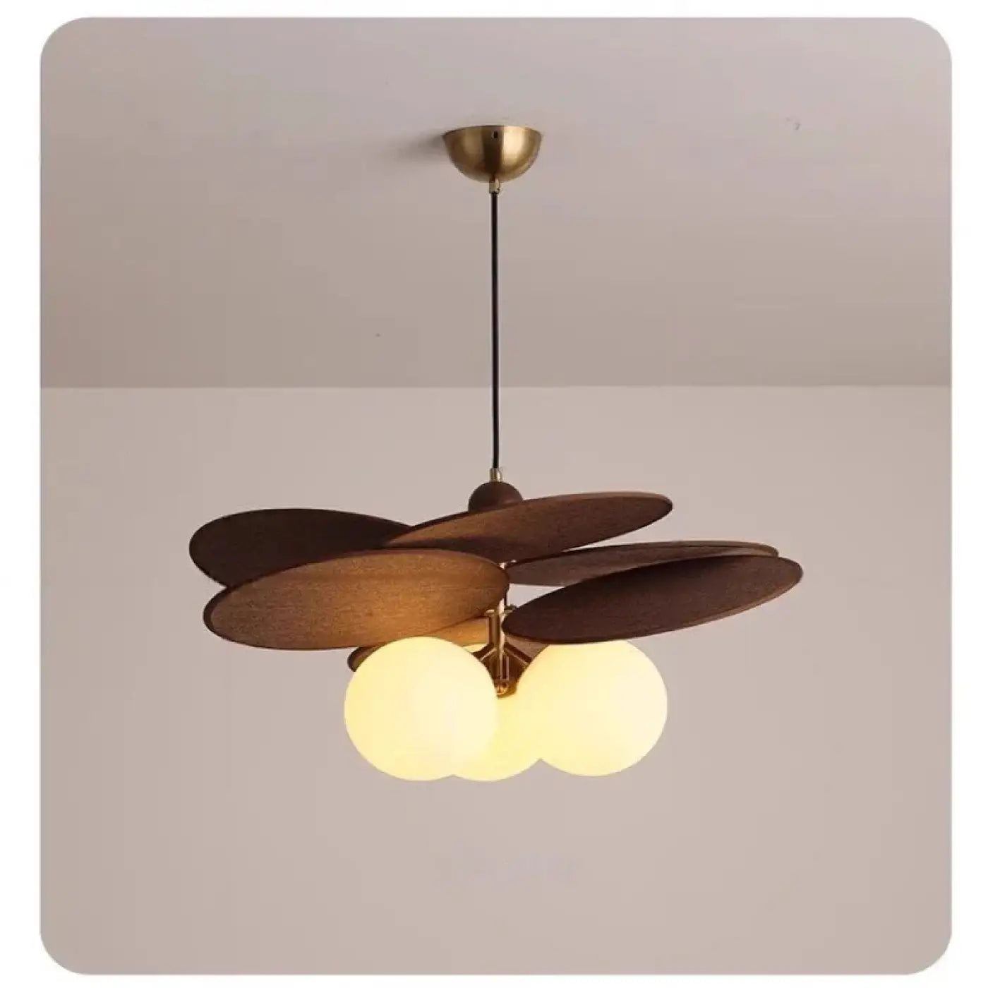 Suspension Bois & Métal Moderne