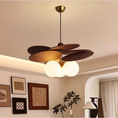 Suspension Bois & Métal Moderne