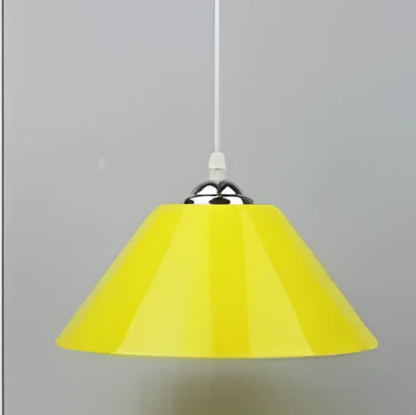 Suspension Conique Design : Lumière Colorée & Moderne