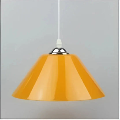 Suspension Conique Design : Lumière Colorée & Moderne