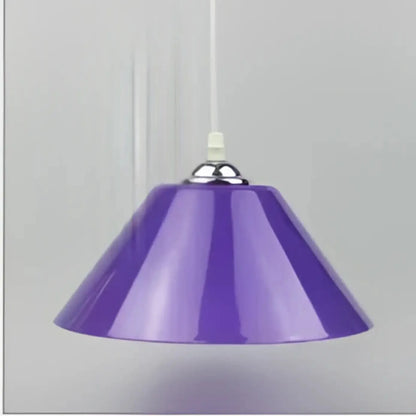 Suspension Conique Design : Lumière Colorée & Moderne