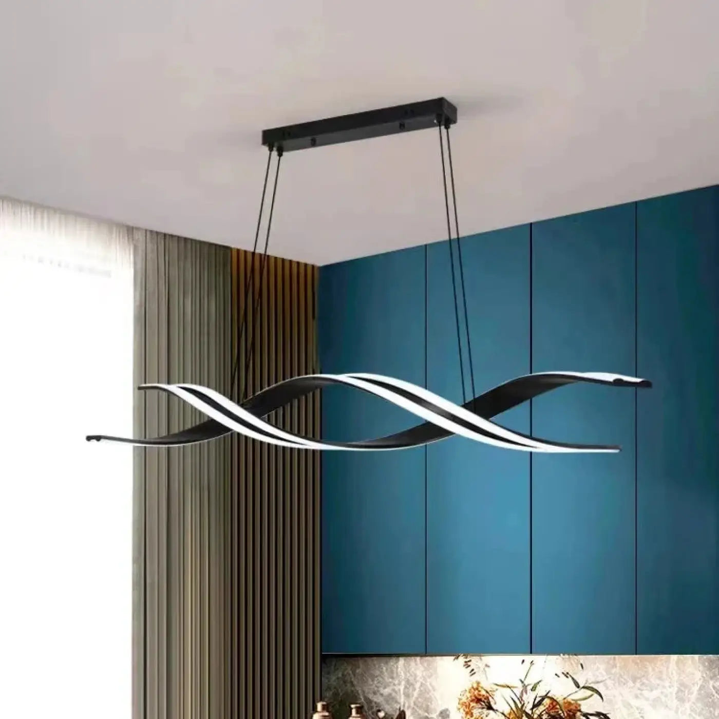 Suspension Luminaire LED Moderne Doré ou Noir