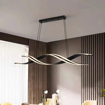 Suspension Luminaire LED Moderne Doré ou Noir