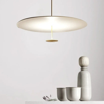 Suspension Luminaire Ovale Blanche Design Scandinave