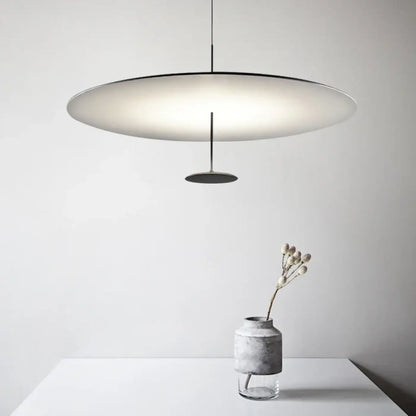 Suspension Luminaire Ovale Blanche Design Scandinave