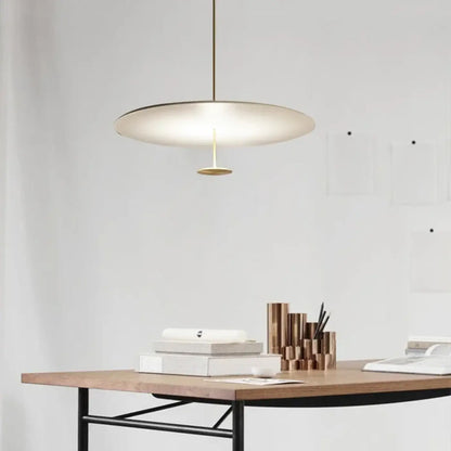 Suspension Luminaire Ovale Blanche Design Scandinave