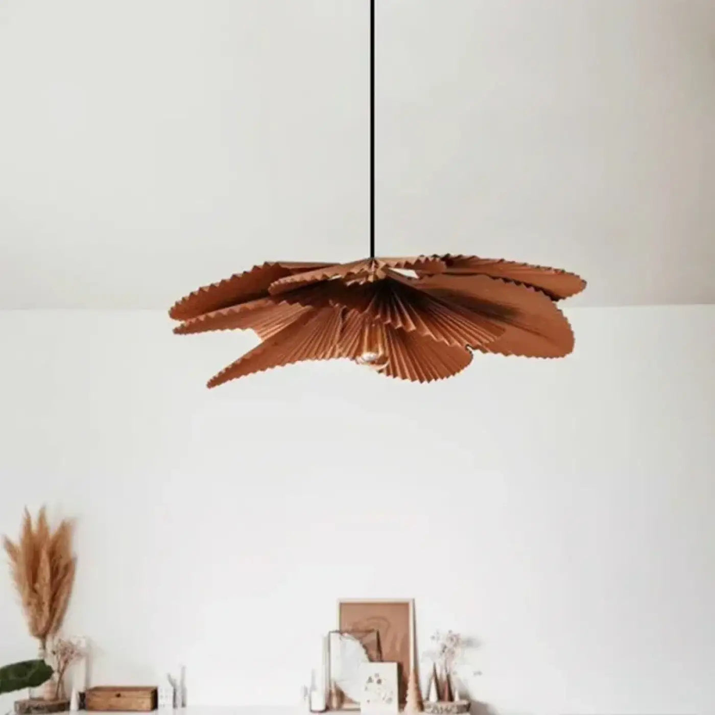 Suspension Bohème Chic Papier Marron Douceur Naturelle