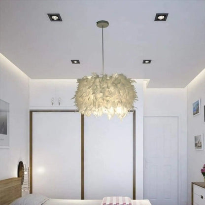 Suspension Luminaire Plume : Ambiance Douce et Élégante